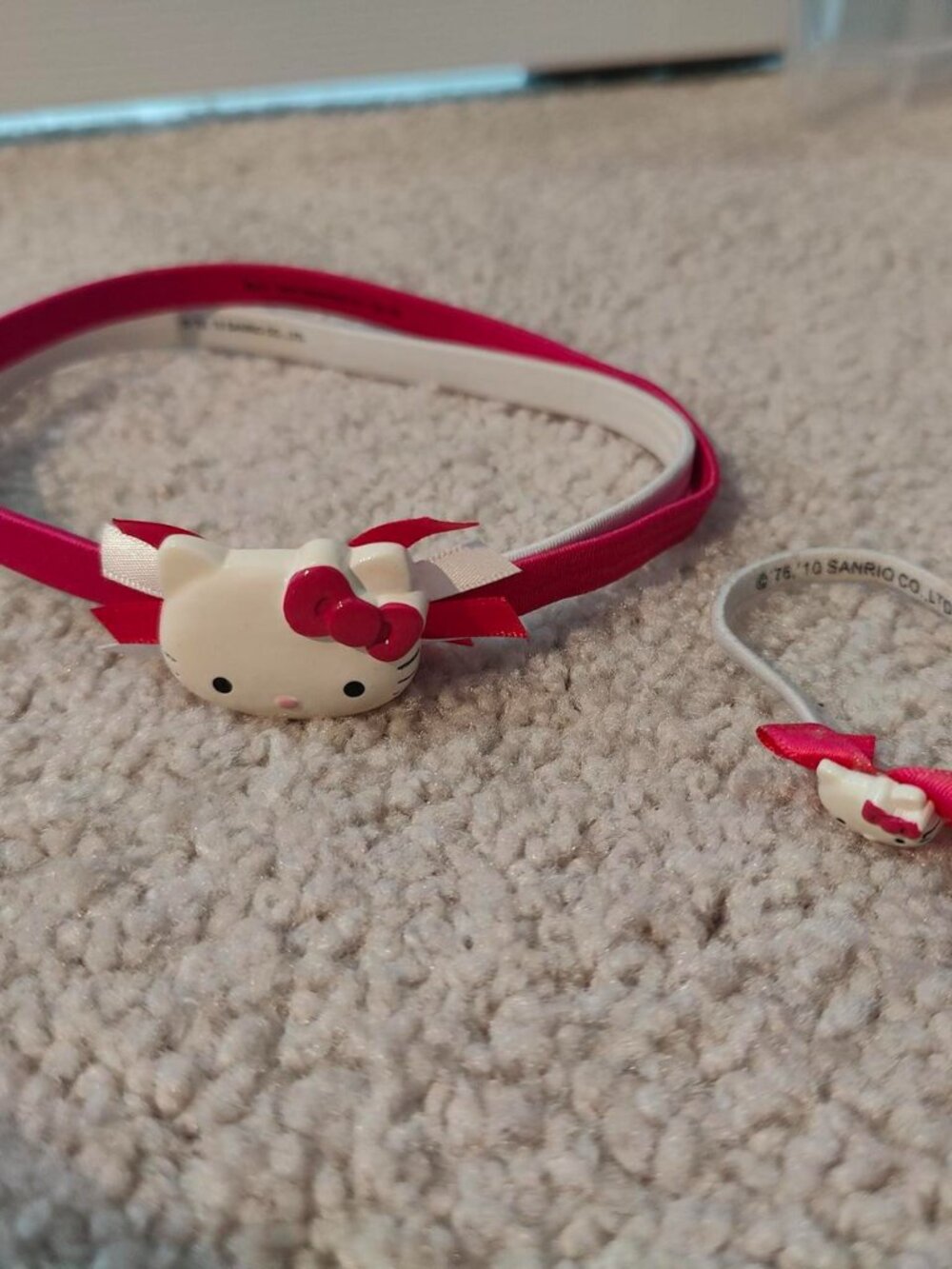 Hello Kitty headband and matching bracelet